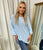 Round Neck Studded Oversized Top