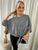 Shimmer Long Sleeve Tie Front Top