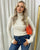 Fitted Long Sleeve Fluffy Knitted Top