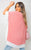 Oversized Contrast Hem Flare Sleeve Top