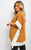 Oversized Contrast Hem Flare Sleeve Top