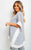 Oversized Contrast Hem Flare Sleeve Top