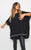 Oversized Sequin Trim Top
