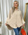 Oversized Collared Button Down Top