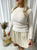 Fitted Long Sleeve Fluffy Knitted Top
