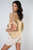 Lace Insert Round Neck Hollow Top