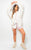 Oversized Long Sleeve Tassel Trim Top
