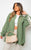 Oversized Long Sleeve Tassel Trim Top