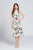 Women Summer Printed Patchwork Cami A Line Midi Dress