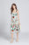 Women Summer Printed Patchwork Cami A Line Midi Dress