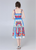 Women Summer Printed Daily Cami A Line Midi Dress