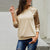 Long Sleeve Round Neck Knitted Sweater Top