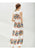 New V Neck Fashionable Single Breasted Sleeveless Ruffle Print Dress