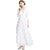 Large Swing Suit Collar Temperament White Dress