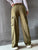 Best Solid Color High Waist Flip Pocket Overalls Pants