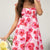 Summer Sexy Trendy Rose Print Lace Tube Tops Strap Dress