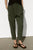 Women Clothing Commuting Army Green Straight Cargo Pants