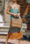 Autumn Winter Women Clothing Cashew Floral Print Slit Dress Suspender Dress