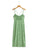Women  Spring Printed Corset Strap Maxi Dress