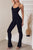 High Elastic Fitness One Piece Bell Bottom Pants Yoga Suit