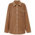 Solid Color Collared Plush Baggy Coat