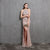 Sequin Socialite Gathering Long Evening Party Dress