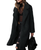 Women Long Sleeve Collared Plush Top Large Coat
