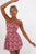 Spring Clothing Suspender Floral Printed Waist-Controlled Slimming Cami Dress