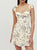 Sundress Sling Tied Elastic Waist Waist-Tight Slimming A- line Short Dress