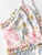 Spring Summer Suspender Chiffon Printed Ruffle V-neck a Hem Sundress