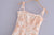 A- line Slip Dress Mid-Length Printed Sexy Split Dress