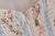 Floral Print Square Collar Puff Sleeve Slit Hemline at Hem Dress