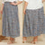 Print Pleated Skirt Loose Maxi Dress