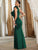 Sleeveless Formal Elegant Ruffle Slim Bodycon Maxi Dress