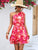 Summer Women Clothing Sloping Shoulder Dress