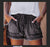 Elastic Waist Drawstring High Waist Slimming Denim Shorts