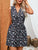 Women Clothing Dress Summer Printed Zipper Sleeveless Dress