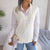 Solid Color Hollow Out Cutout Wavy V neck Knitted Vest Sweater