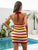 V-neck Knitted Backless Beach Vacation Dress