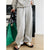 Long-Sleeved Waffle Sweater Ankle-Tied Sweatpants Two-Piece Suit