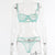 Lace Bandeau Underwear with Steel Ring Suit