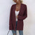 Twist Mid-Length Pocket Knitted Cardigan Coat