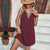 Summer V neck Casual Knitted Sleeveless Vest Holiday Dress Women