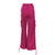 High Waist Mopping Lace up Ankle Banded Working Pants