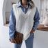 Casual Loose Knitted Sweater Vest