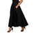Solid Color Waist Slimming Maxi Skirt