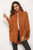 Cardigan Plus Size Women Multi-Color Coat