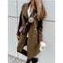 Mid Length Woolen Overcoat Coat