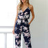 Sleeveless Floral Jumpsuits
